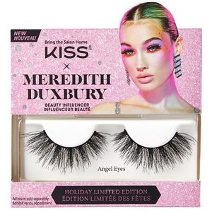 NEW! MEREDITH DUXBURY X KISS Limited Edition Holiday Lashes “Angel Eyes”